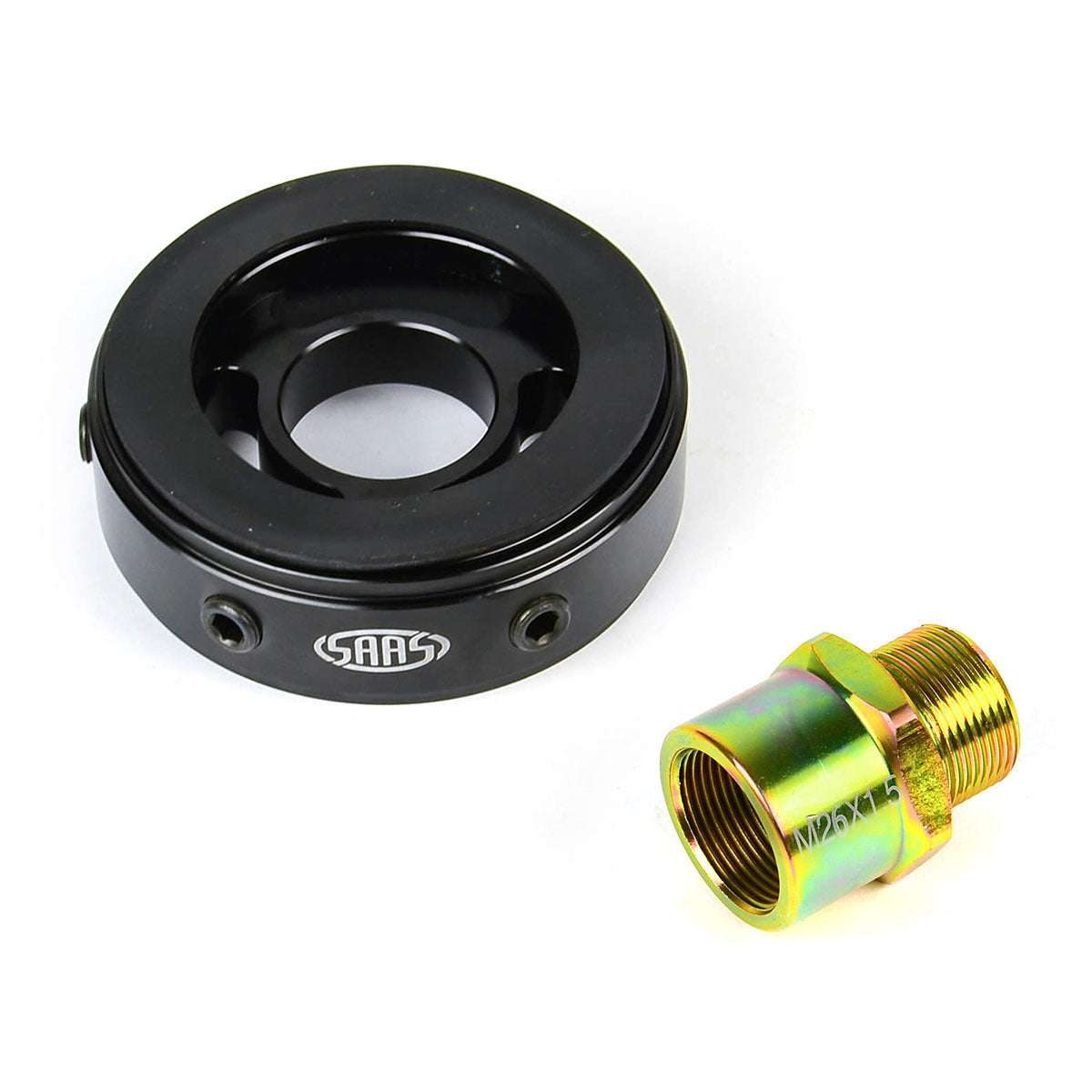 SAAS Oil Filter Sandwich Plate and Filter Bolt Kit SGAP3 M26x1.5 Thread (SGAP3-2615)