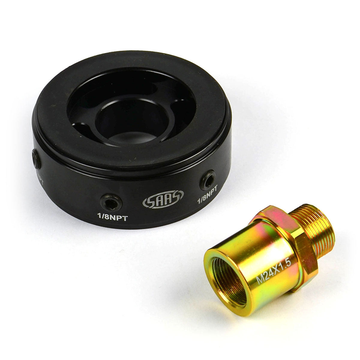 SAAS Oil Filter Sandwich Plate Kit (short) Toyota SGAP5 M24 x 1.5 (SGAP5-2415)