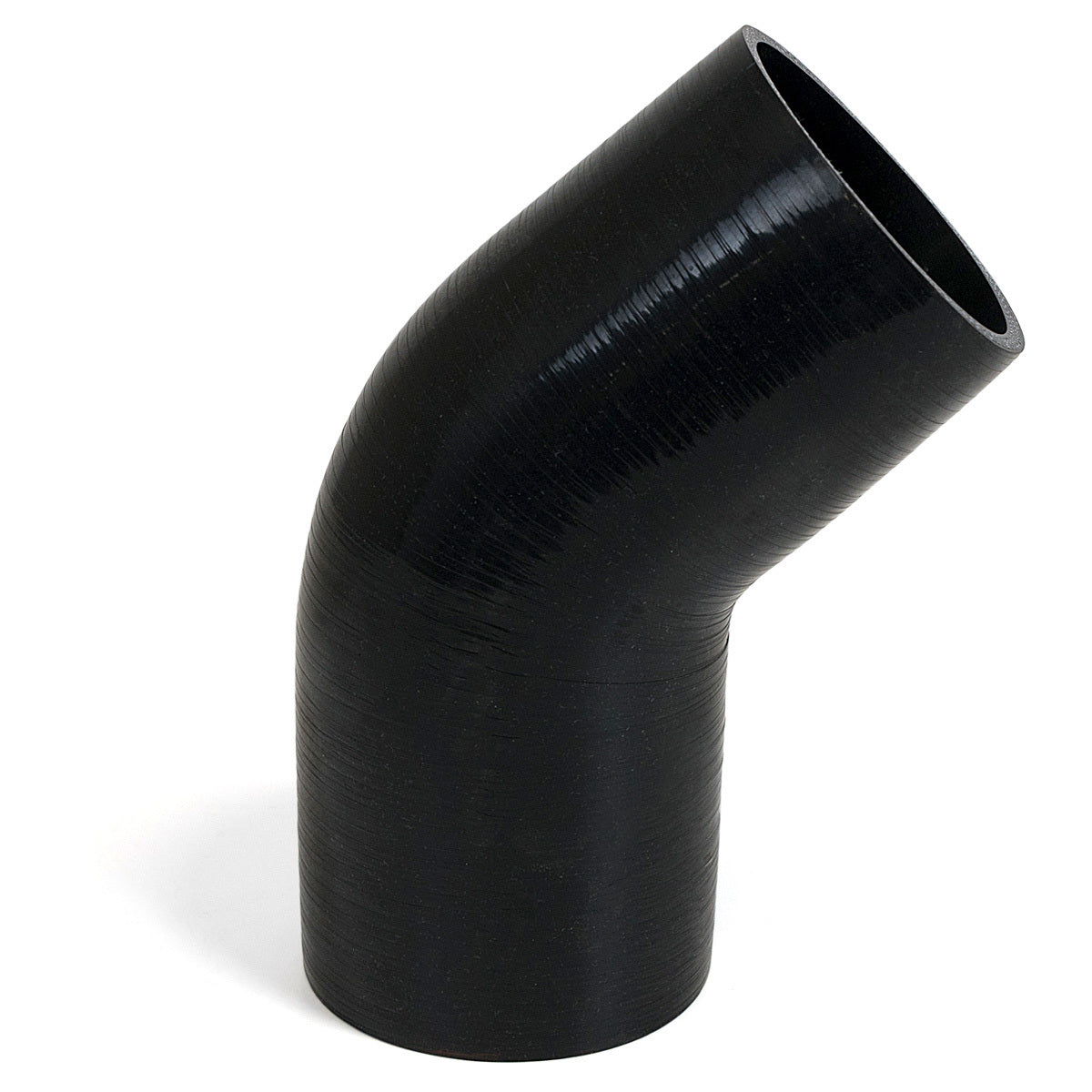 SAAS 45Deg 4 Ply Silicone Hose 102mm x 102mm Black (SSH45102102)