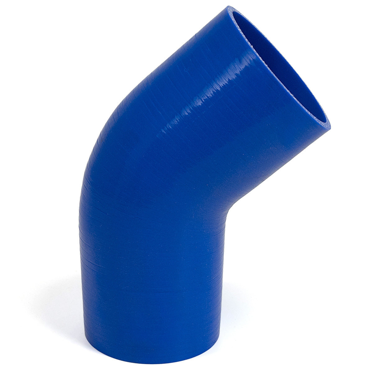 SAAS 45Deg 4 Ply Silicone Hose 102mm x 102mm Blue (SSH45102102E)