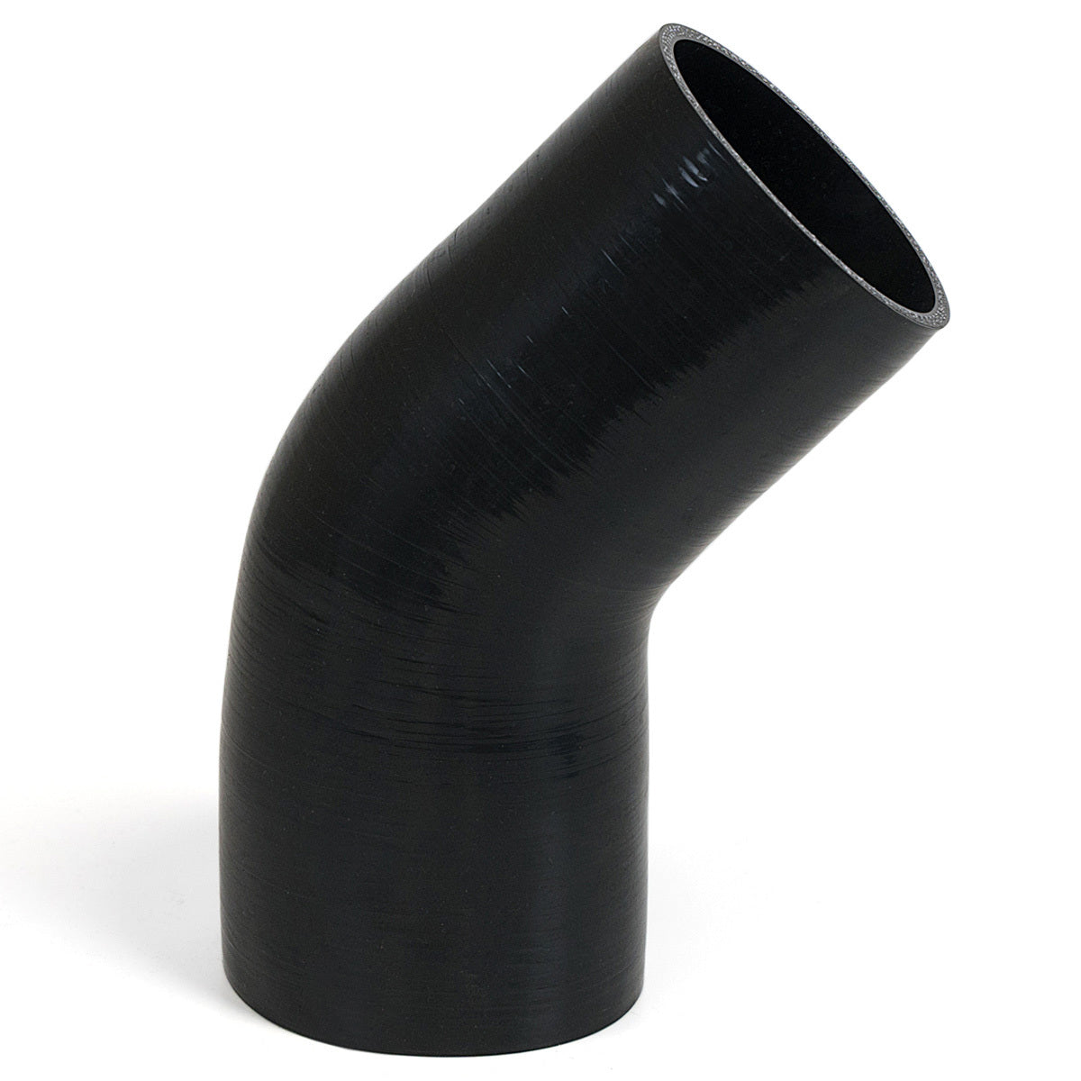 SAAS 45Deg 4 Ply Silicone Reducer 89mm x 102mm Black (SSH4589102)