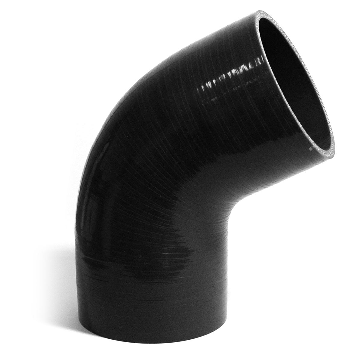 SAAS 67Deg 4 Ply Silicone Hose 102mm x 102mm Black (SSH67102102)