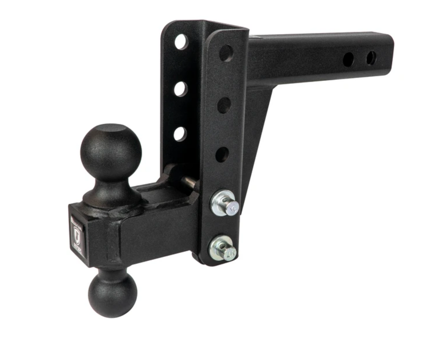 2.0" Medium Duty 4" Drop / Rise Hitch : 2" & 2 5/16 dual ball