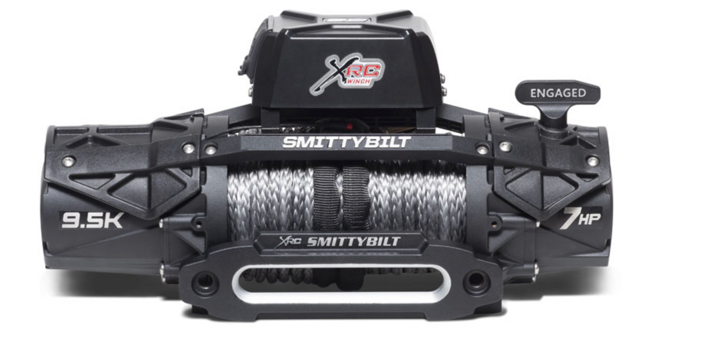 SMITTYBILT WINCH XRC GEN3 9.5K COMP SERIES WITH SYNTHETIC ROPE