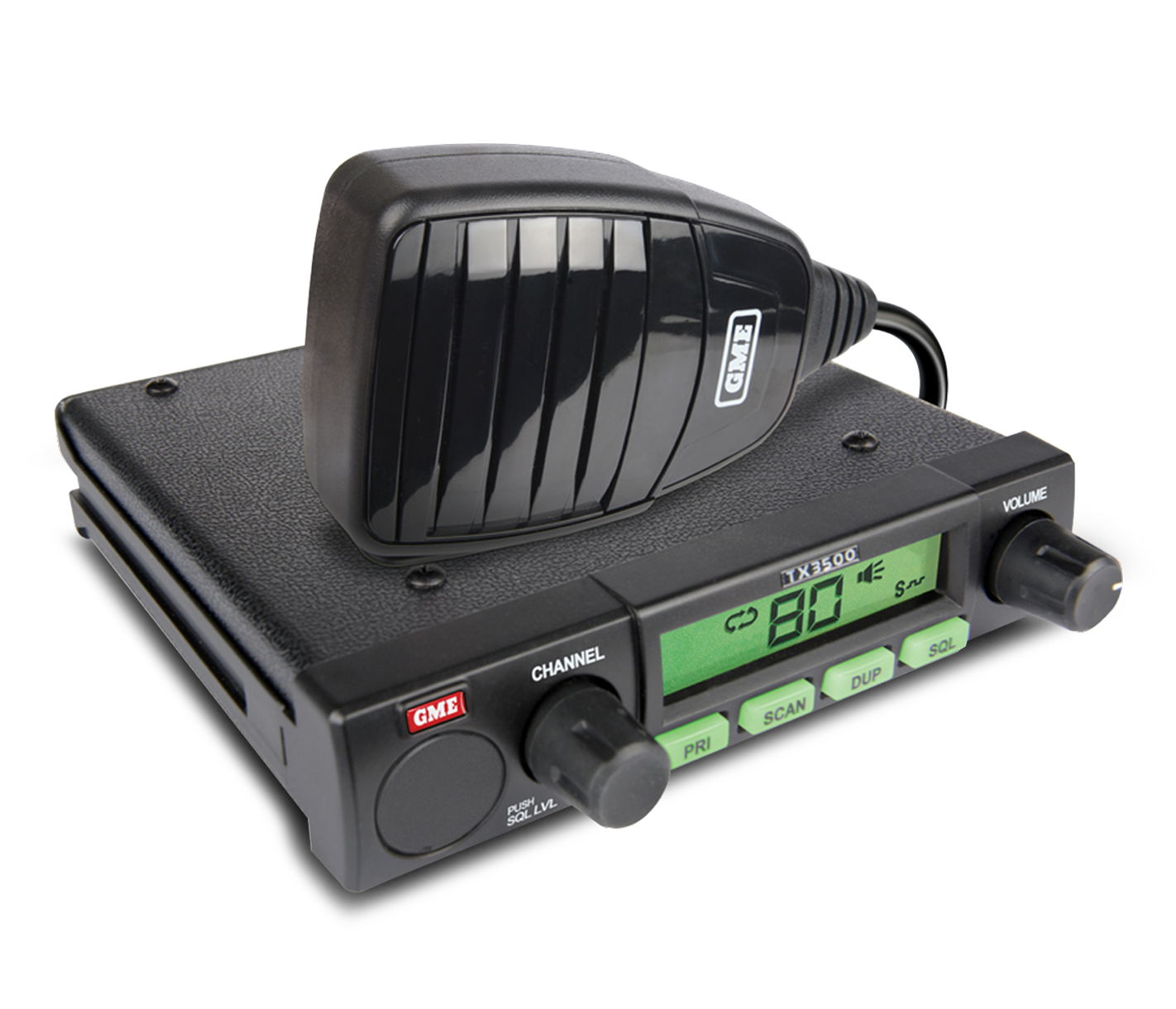 GME TX3500S FIXED MOUNT RADIOS TX3500S 5 WATT COMPACT UHF CB RADIO WITH SCANSUITE