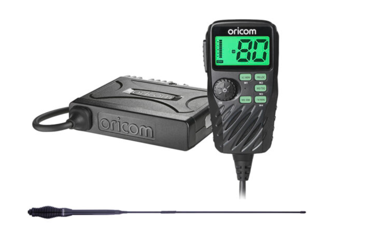 ORICOM TOURING PACK UHF390 UHF CB Radio + 6.5dBi Antenna