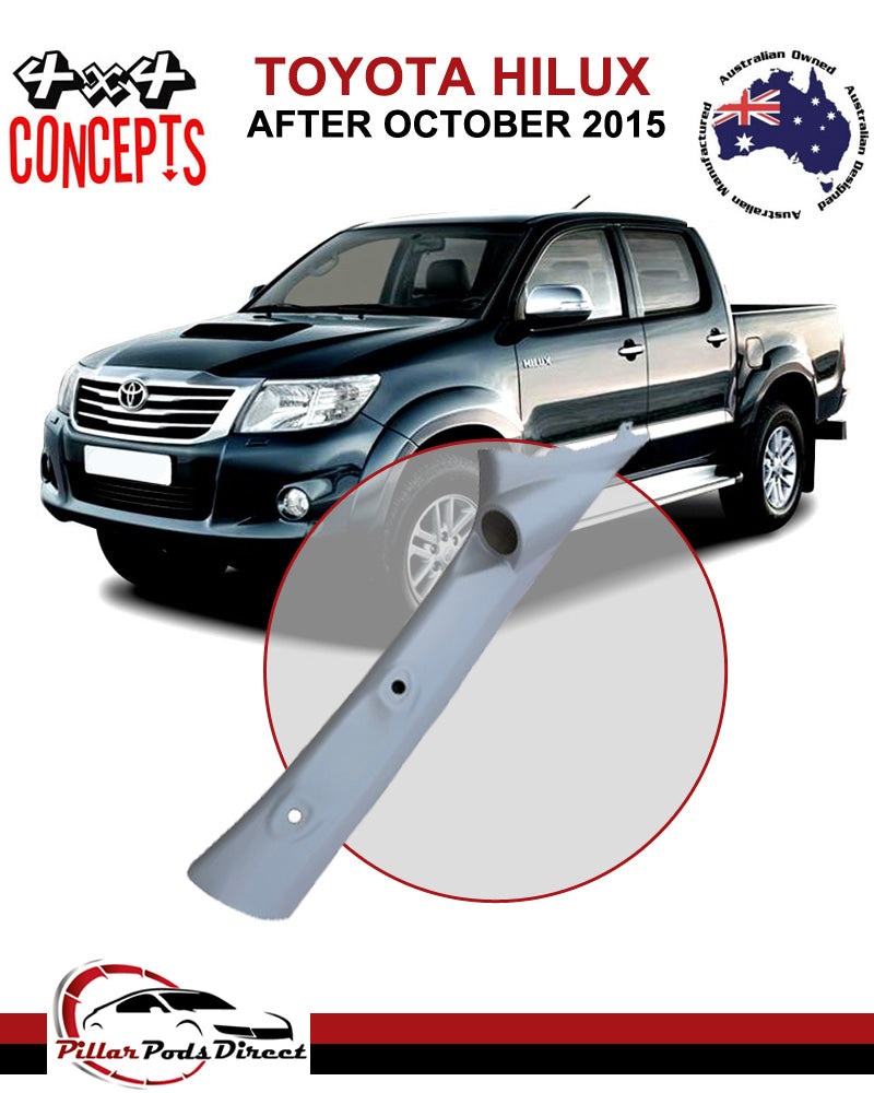 TOYOTA HILUX SINGLE PILLAR POD PAINTED GREY - AFTER OCT 2015 (AFT151P)