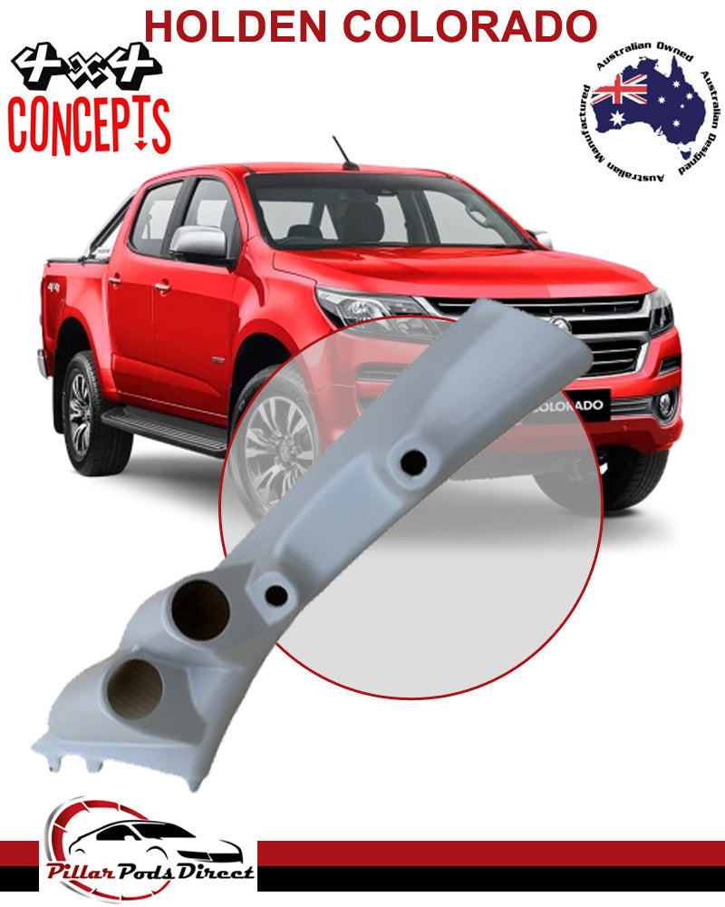 HOLDEN COLORADO RG LTZ 2 GAUGE PILLAR POD PAINTED FACTORY GREY 2016-CURRENT