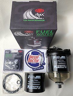 SAAS 4X4 4WD DIESEL FUEL WATER SEPARATOR WITH FITTINGS 3/8 + FILTER SPARE
