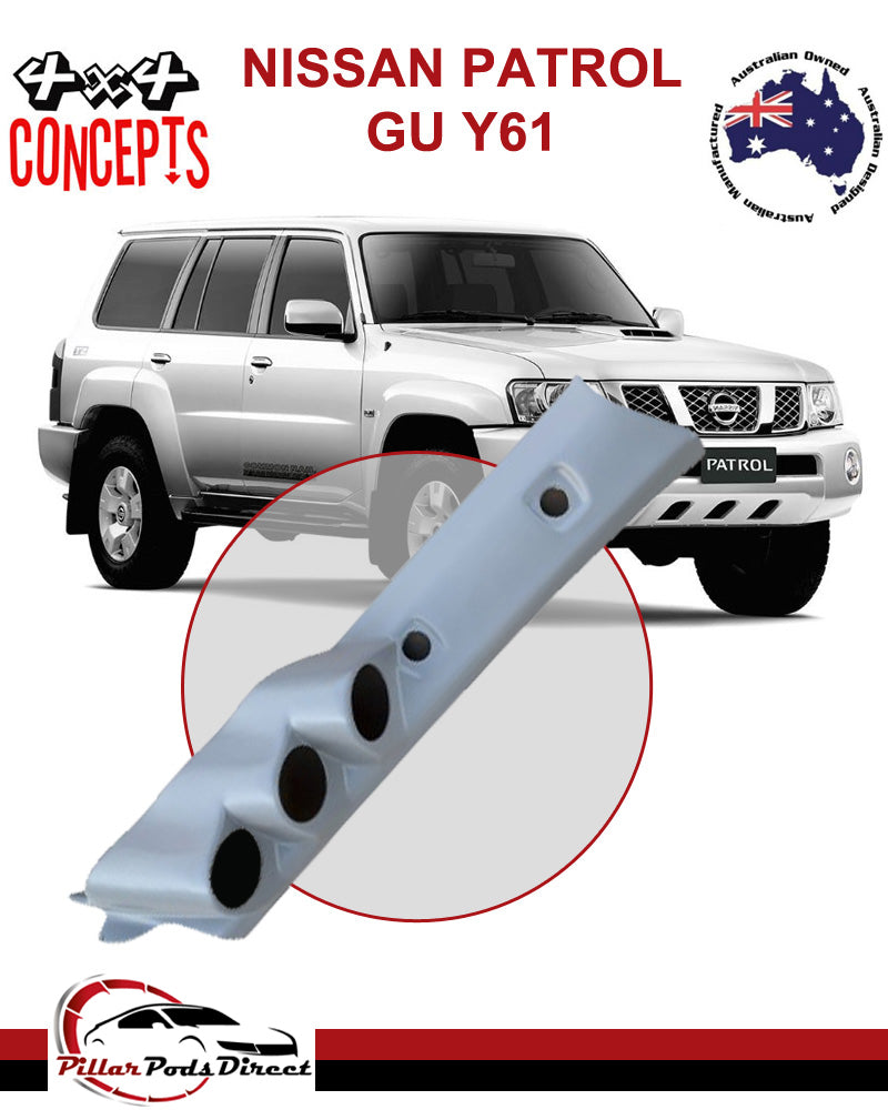 NISSAN PATROL GU 3 GAUGE PILLAR POD PAINTED CODE W (GU3W)