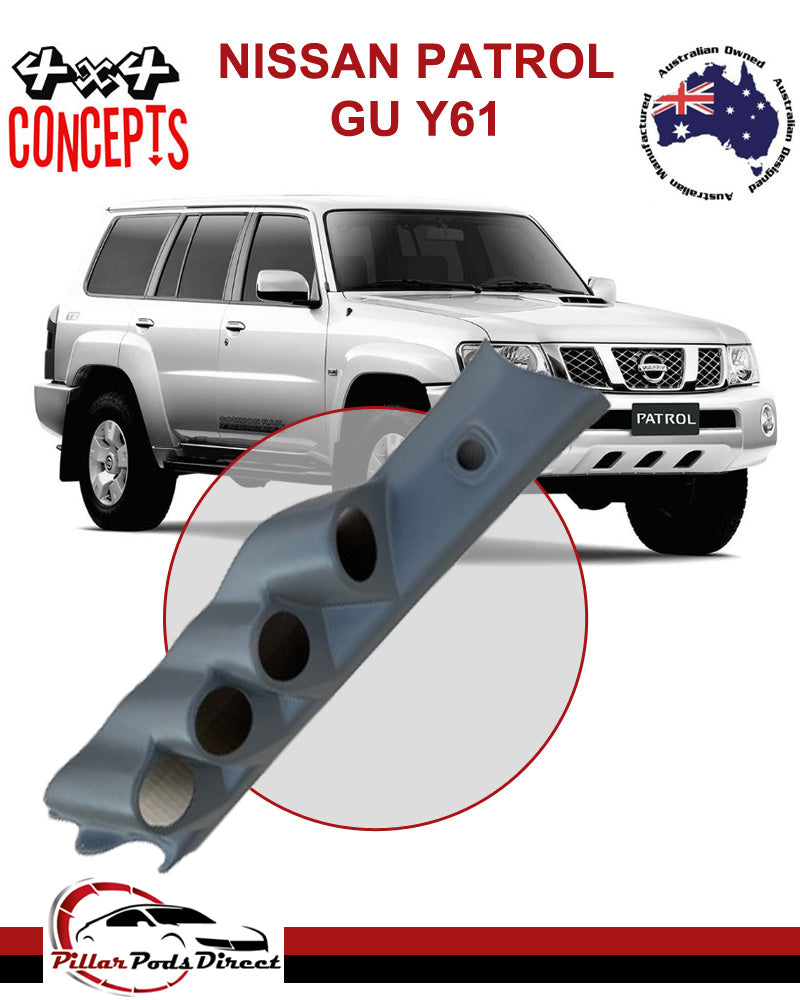 NISSAN PATROL GU 4 GAUGE PILLAR PODS PAINTED CODE K (GU4K)