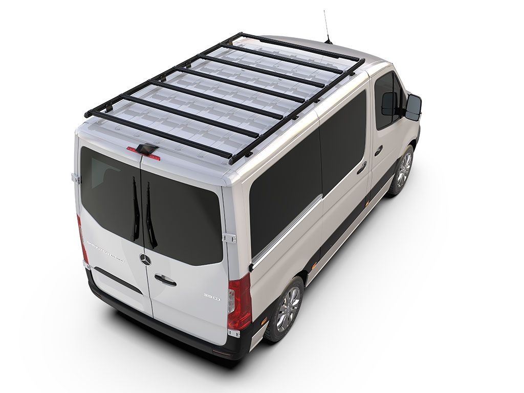 FRONT RUNNER Mercedes Benz Sprinter (L1H1/144" SWB/Standard Roof) (2007-Current) Slimpro Van Rack Kit - by Front Runner (KVMS001TBP)