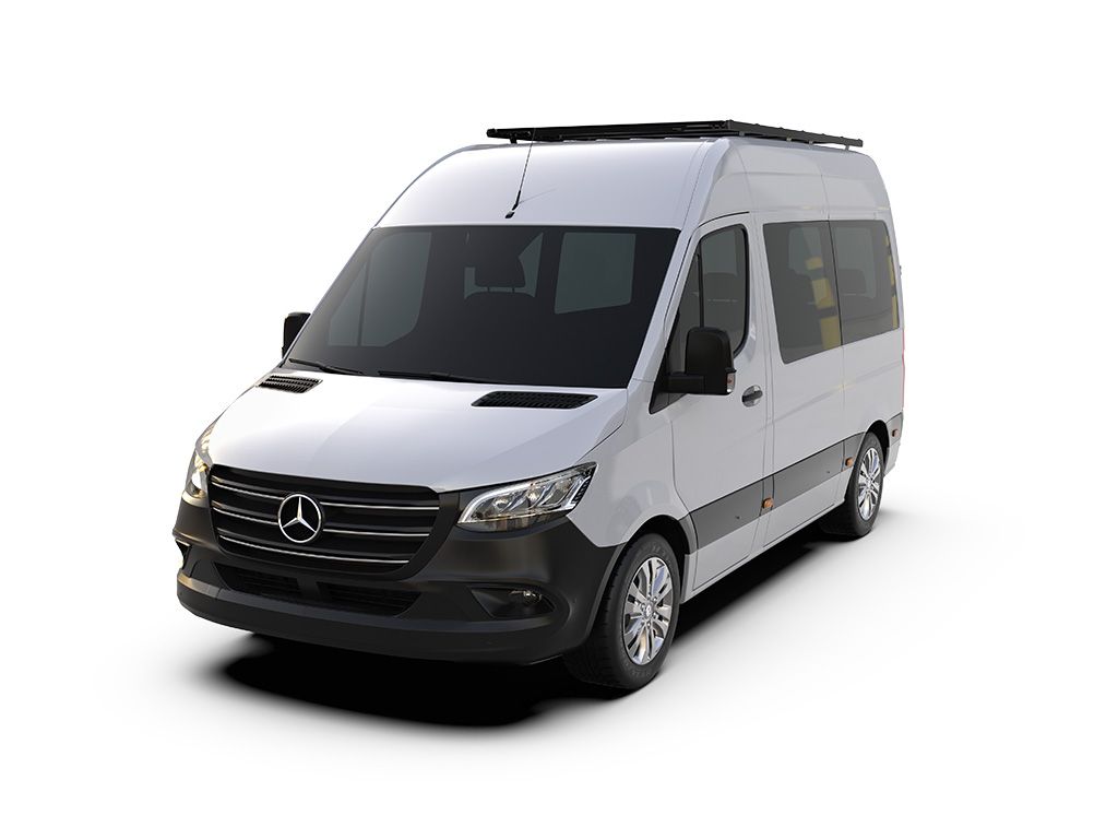 FRONT RUNNER Mercedes Benz Sprinter (L1H1/144" SWB/high Roof) (2007-Current) Slimpro Van Rack Kit - by Front Runner (KVMS006TBP)