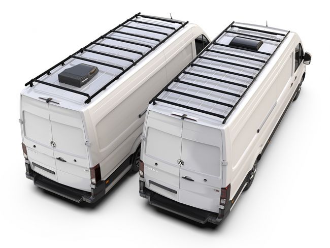 FRONT RUNNER Volkswagen Crafter (L5H2/ LWB Maxi/Standard Roof) (2017-Current) Slimpro Van Rack Kit - by Front Runner (KVVC003TBP)