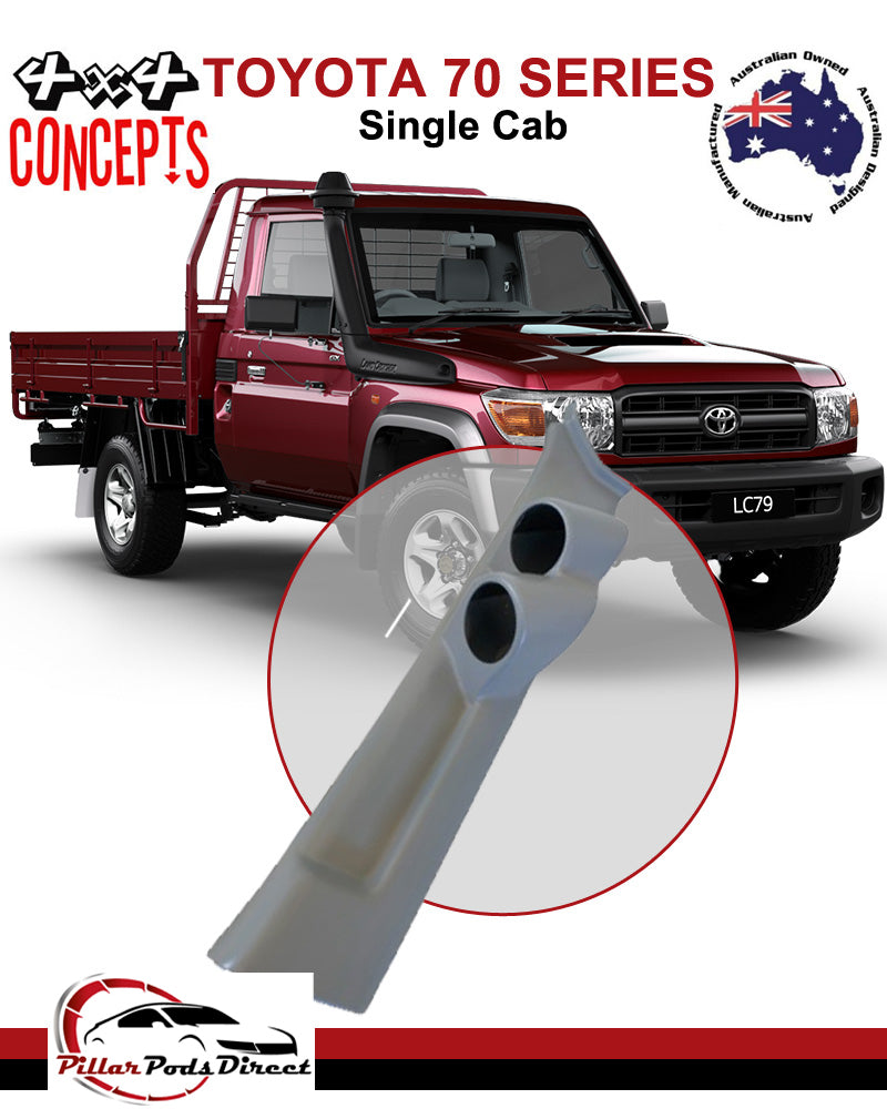 TOYOTA SINGLE CAB ONLY CURRENT TRIM DOUBLE 08/2016-CURRENT PAINTED FAACTORY GREY