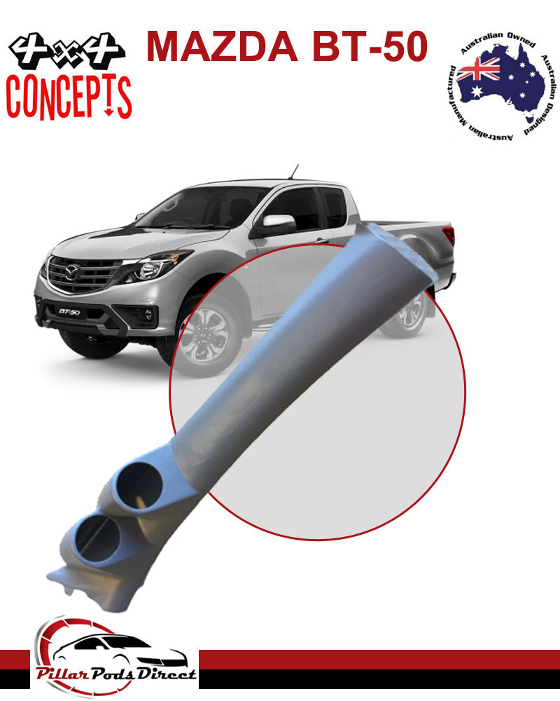 MAZDA BT50 2 GAUGE PILLAR POD PAINTED FACTORY GREY 2006-2011 (BT2P)