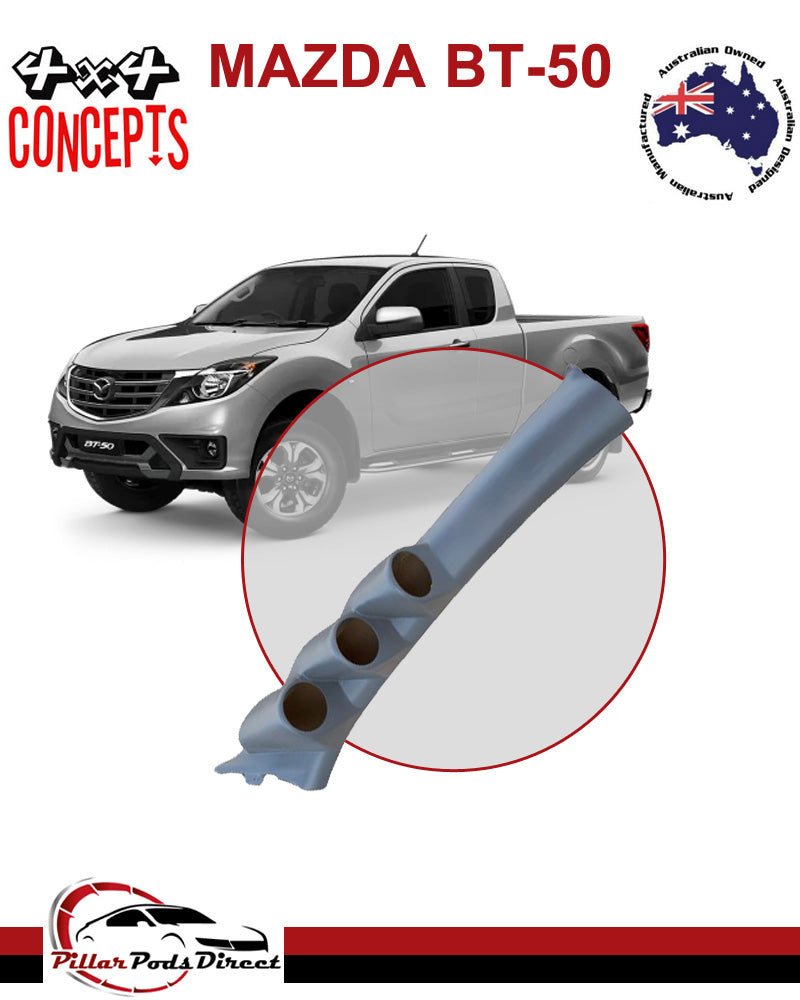 MAZDA BT50 3 GAUGE PILLAR POD PAINTED FACTORY GREY 2006-2011