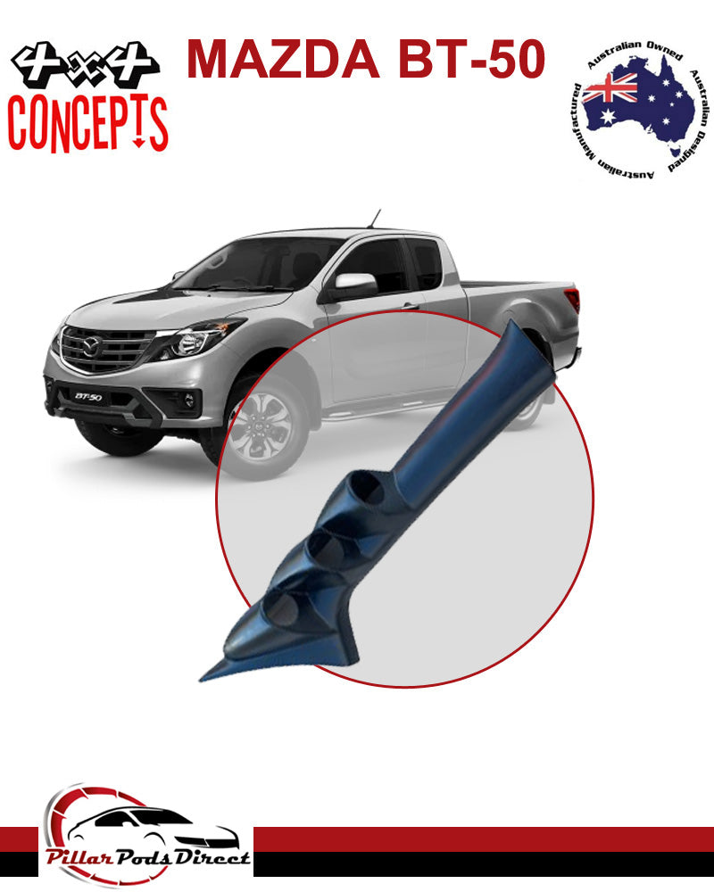 MAZDA BT50 3 GAUGE PILLAR POD NOT PAINTED 2011-2015