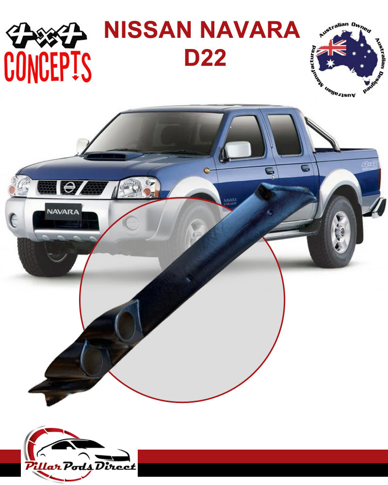 NISSAN NAVARA D22 2 GAUGE PILLAR POD BLACK (D222)