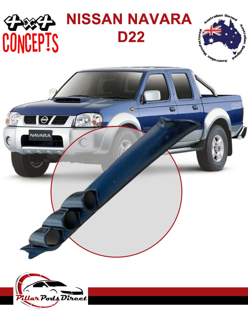 NISSAN NAVARA D22 3 GAUGE PILAR POD BLACK (D223)