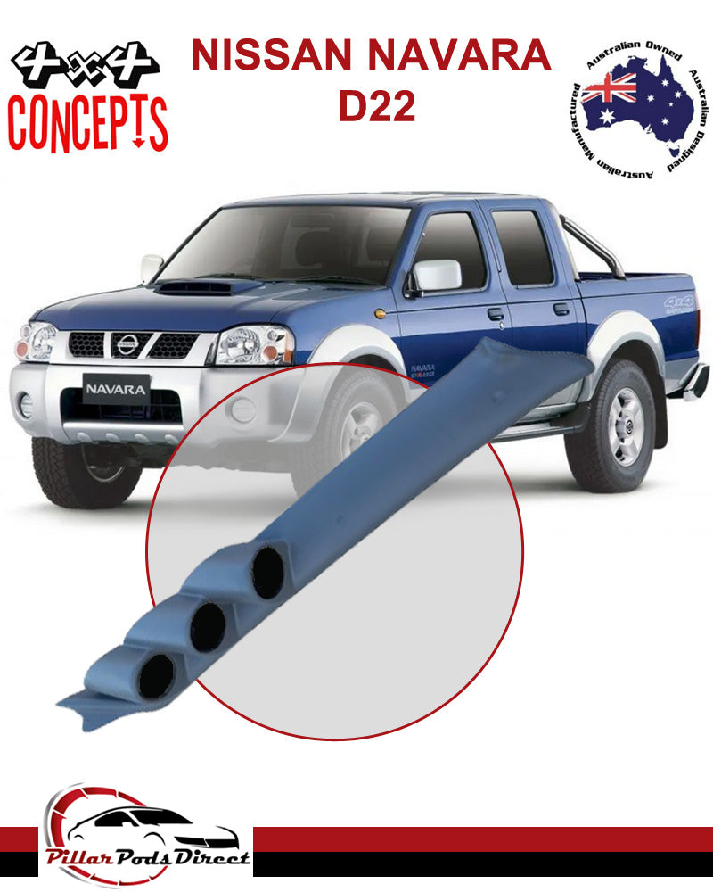NISSAN NAVARA D22 2 GAUGE PILLAR POD PAINTED STANDERD GREY