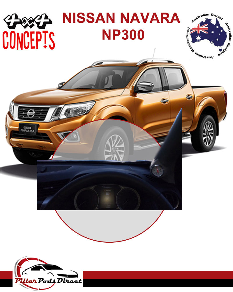 NISSAN NAVARA NP300 SINGLE PILLAR POD PAINTED FACTORY GREY (NP3001P)