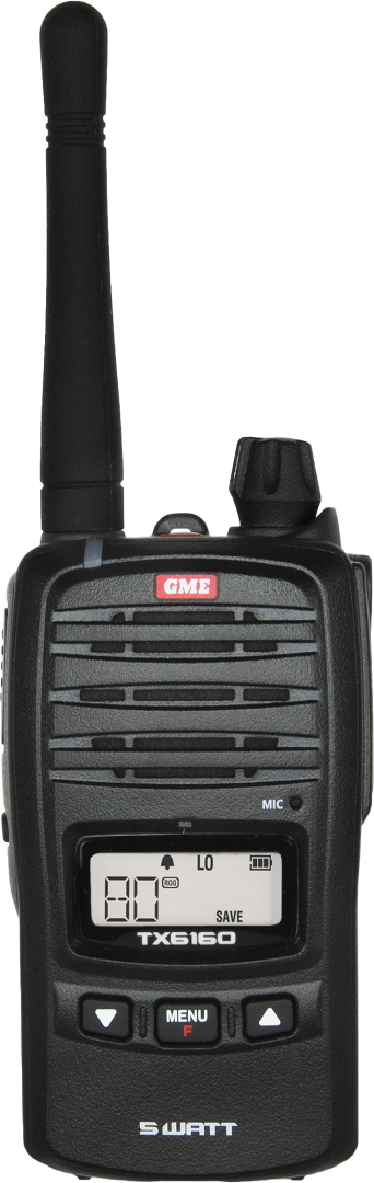 GME TX6160 5/1 WATT UHF CB HANDHELD RADIO