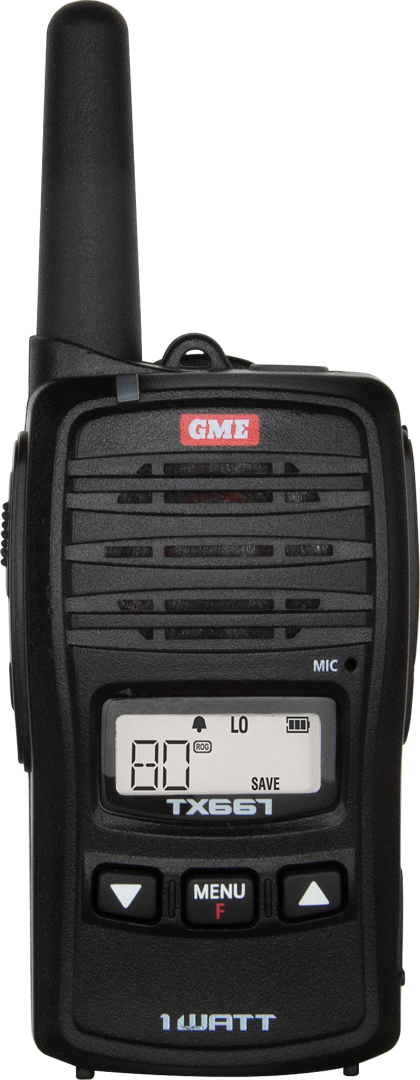 GME TX667 1 WATT UHF CB HANDHELD RADIO