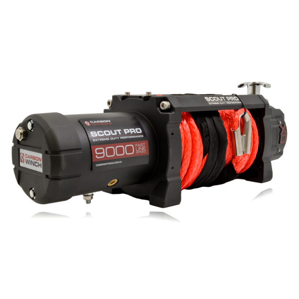 CARBON SCOUT PRO 9.0K EXTREME DUTY 9000LB ELECTRIC WINCH