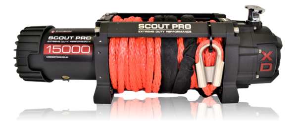 CARBON SCOUT PRO 15.0K EXTREME DUTY 15000LB ELECTRIC WINCH