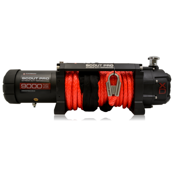 CARBON SCOUT PRO 9.0K EXTREME DUTY 9000LB ELECTRIC WINCH