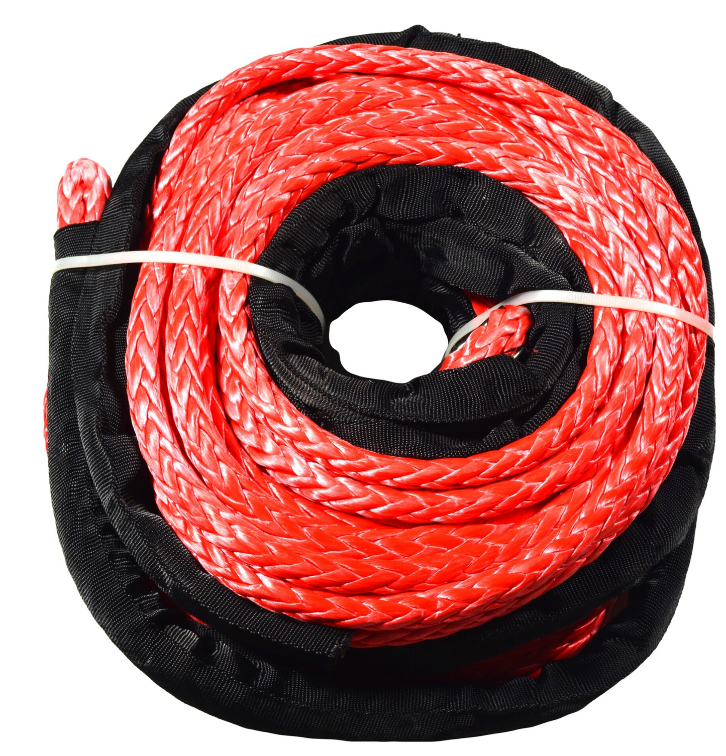 CARBON OFFROAD UHMWPE SYNTHETIC WINCH EXTENSION ROPE 23M X 10MM