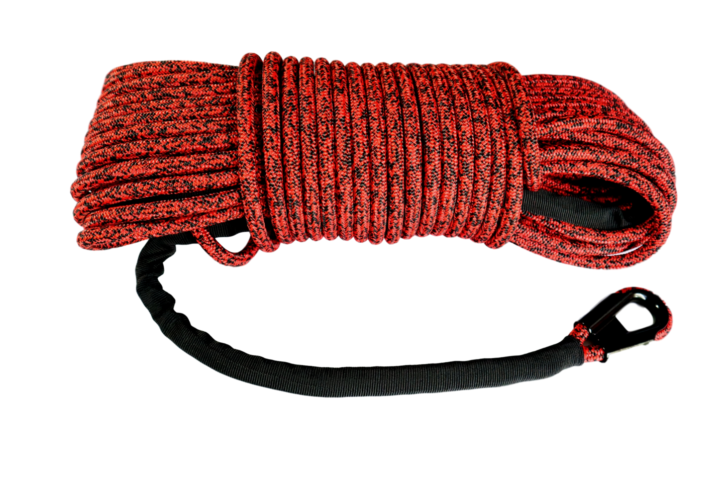 CDual layer braided sheath high mount winch rope upgrade kit 11mm x 40m by Carbon Offroad