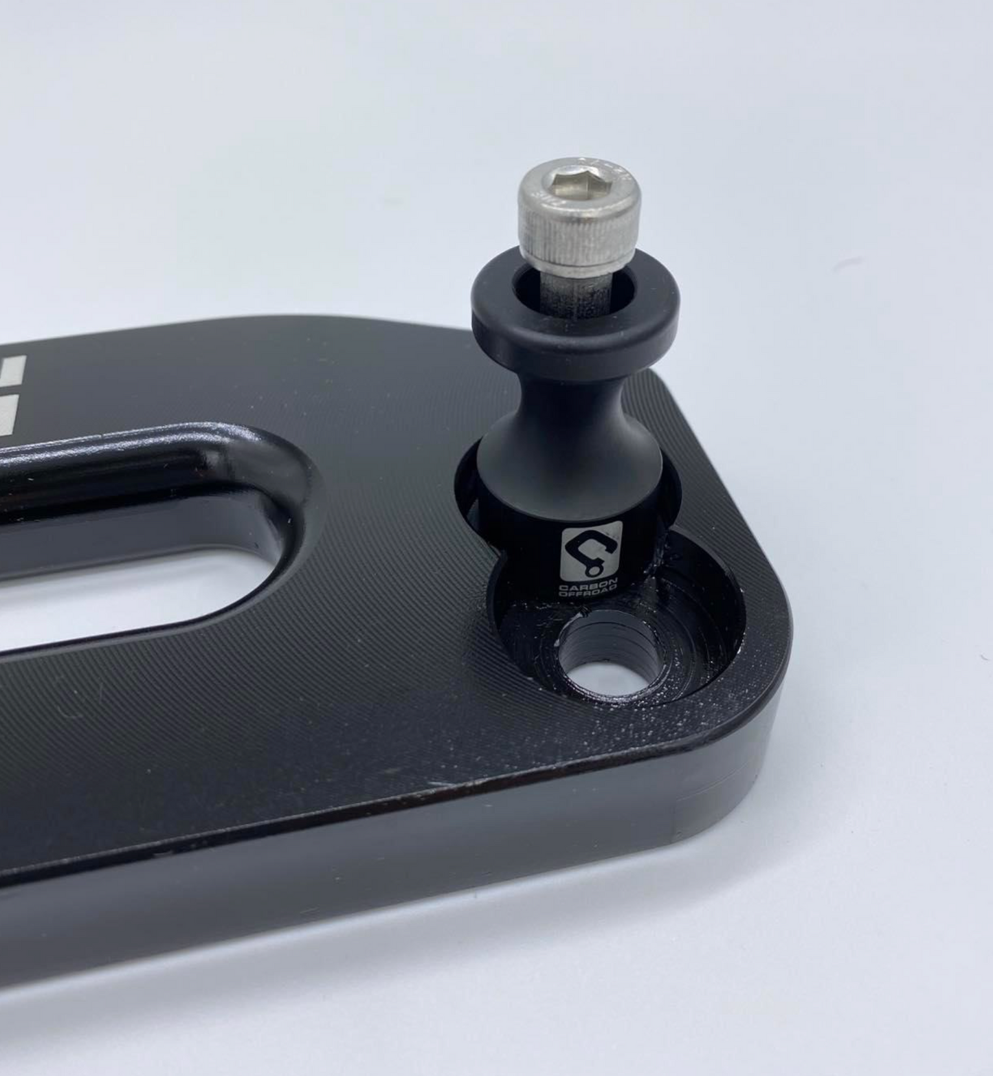 Carbon Offroad Winch Hook Utility Mount - BLACK