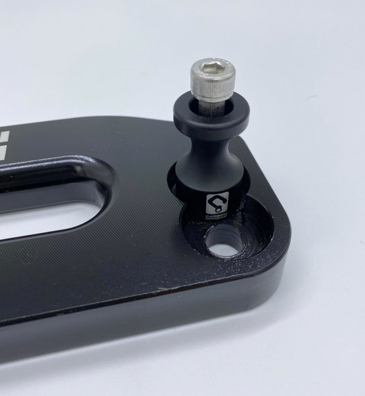 Carbon Offroad Winch Hook Utility Mount - BLACK