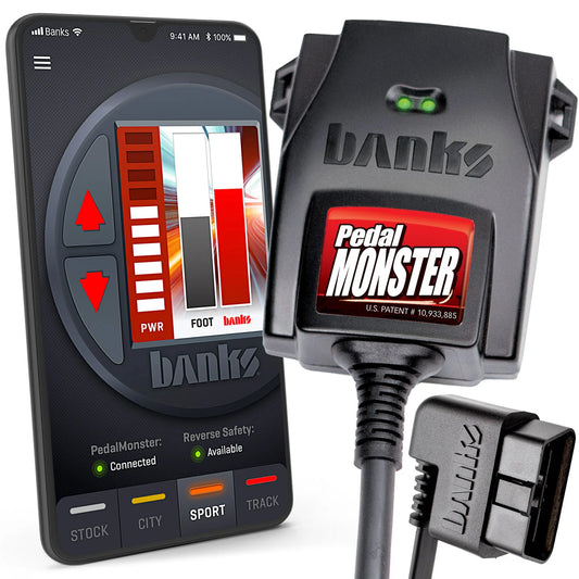 Banks Pedal Monster THROTTLE CONTROLLER Chevy/GMC, Chrysler, Dodge/Ram, Ford, Jeep, Lincoln, Mazda