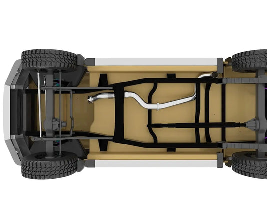 FATZ VDJ79 Turbo Back, Dual Cab, Single Tank, 4″ Side Exit exhaust WITH / WITHOUT RESONATOR STYLE MUFFLER