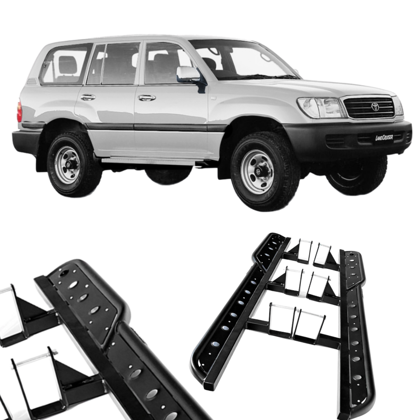 LEGENDEX Rock Sliders to suit Toyota LandCruiser 105 Series (auto)