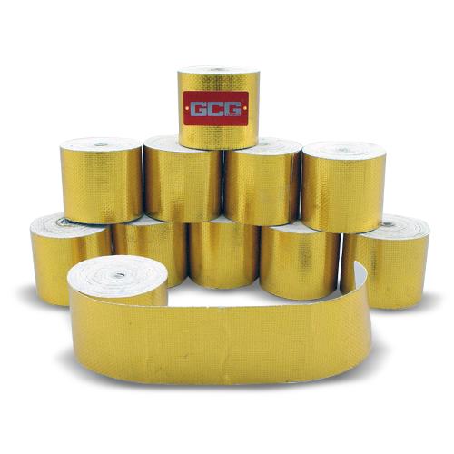 Coltec Pro Heat Barrier Adhesive Tape 450deg - Gold Reflective 50mm x 9m