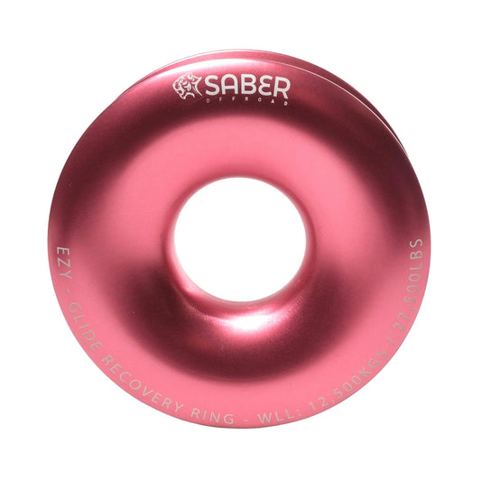 SABER OFFROAD Ezy-Glide Recovery Ring – Pink Anodised