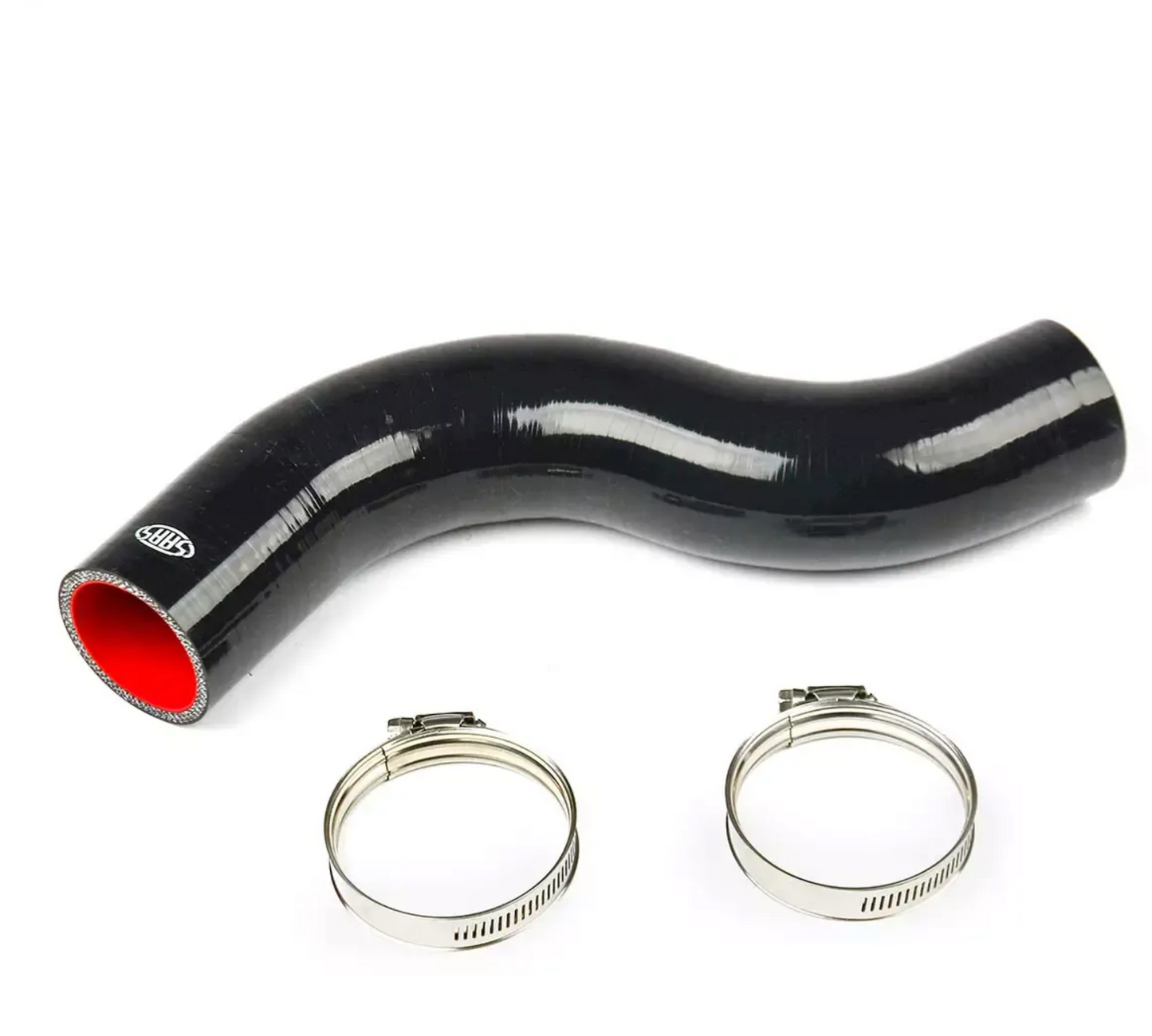 SAAS Silicone Intercooler Pipe Hot Side Top to suit Toyota Hilux 2.4L 2.8L 1GD 2GD