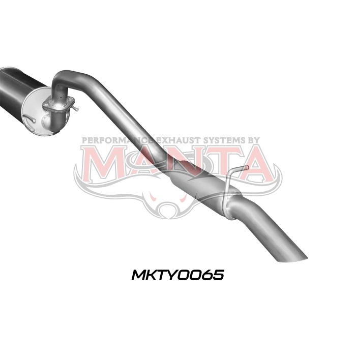 MANTA 4X4 TOYOTA HILUX GGN150 V6 4.0L PETROL UTE 2.5" ALUMINISED/STAINLESS STEEL CAT BACK EXHAUST