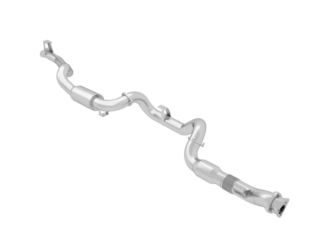 FATZ VDJ79 Series Pre-DPF (Dual Fuel Tank) Turbo Back 4″ Exhaust STRAIGHT THROUGH PIPE / RESONATOR STYLE MUFFLER