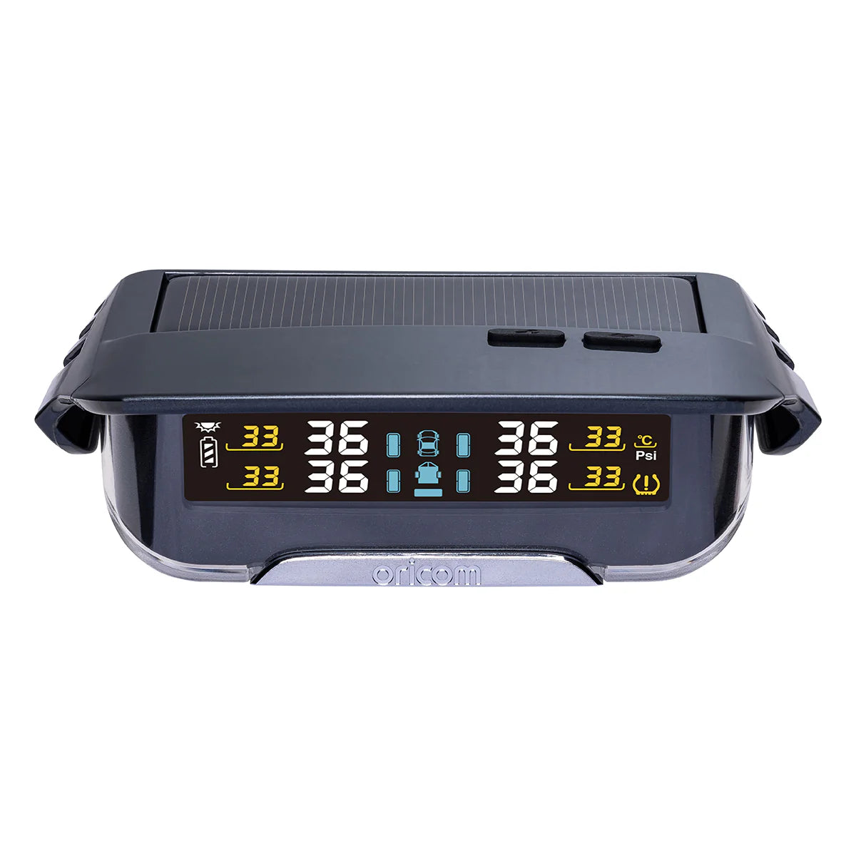 ORICOM TPMS10-8E Tyre Pressure Monitoring System Incl. 8 External Sensors with APP Control Settings