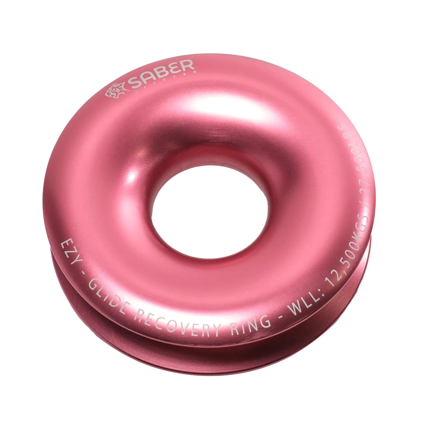 SABER OFFROAD Ezy-Glide Recovery Ring – Pink Anodised