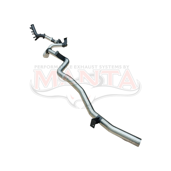 MANTA 4X4 3" STAINLESS STEEL EXHAUST Toyota 2025 Landcruiser 76 Series Wagon GDJ76 2.8L 4cyl Turbo Diesel Wagon (with DPF) 2023-2025
