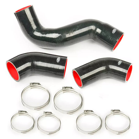 SAAS Silicone Intercooler Cold Side 3 Hose Kit to suit Nissan Navara D40 Pathfinder R51 V9X V6