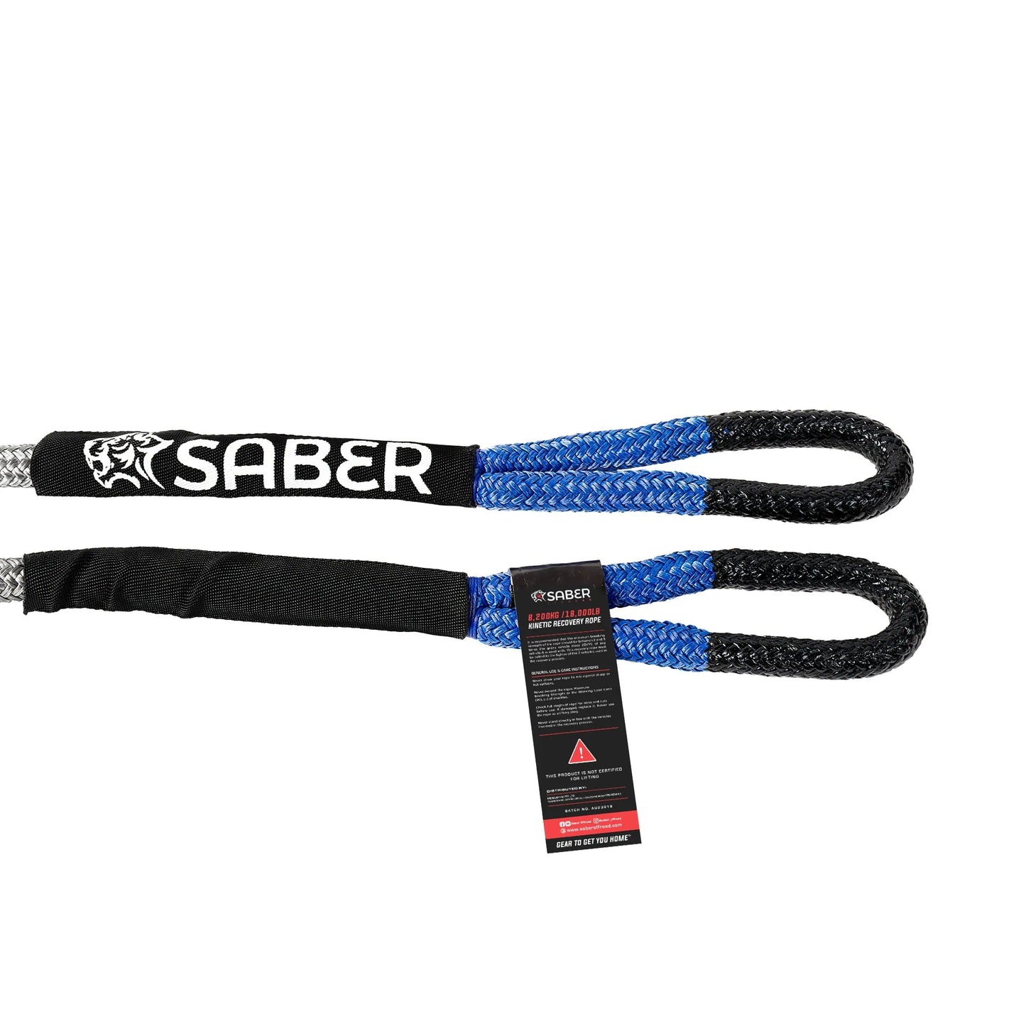 SABER OFFROAD 8,200KG Kinetic Recovery Rope