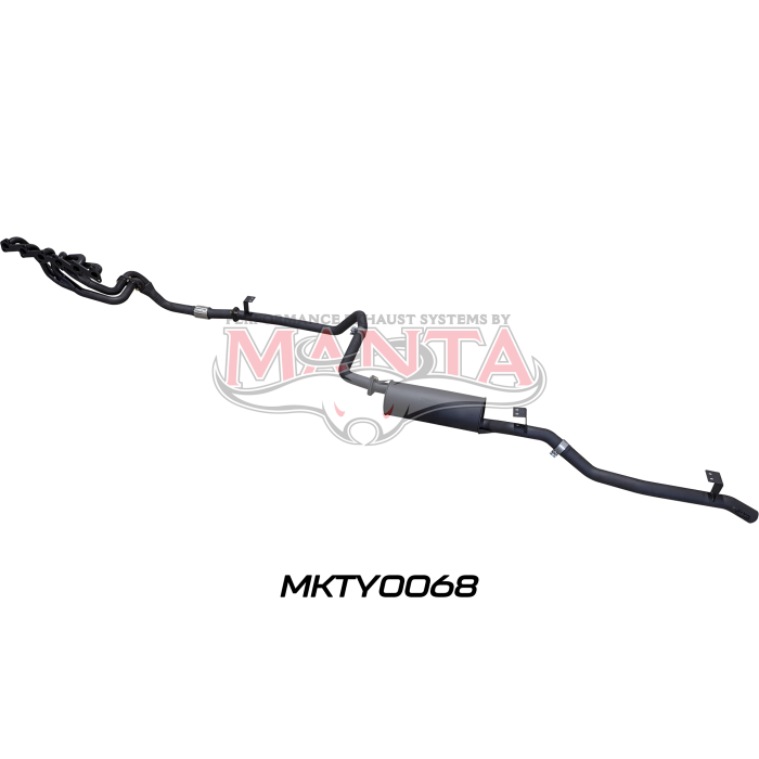 MANTA 4X4 TOYOTA 2.5" EXHAUST TOYOTA LANDCRUISER HZJ75, HZJ78 4.2L 1HZ DIESEL UTE & TROOP CARRIER 1990-2006