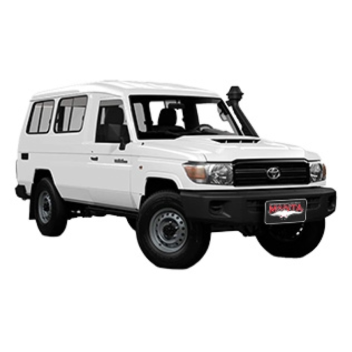 MANTA 4X4 3" EXHAUST TOYOTA LANDCRUISER VDJ78 4.5L 1VD V8 TURBO DIESEL TROOP CARRIER (WITH DPF) OCT 2016 ON